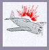 illustration of airplane under attack