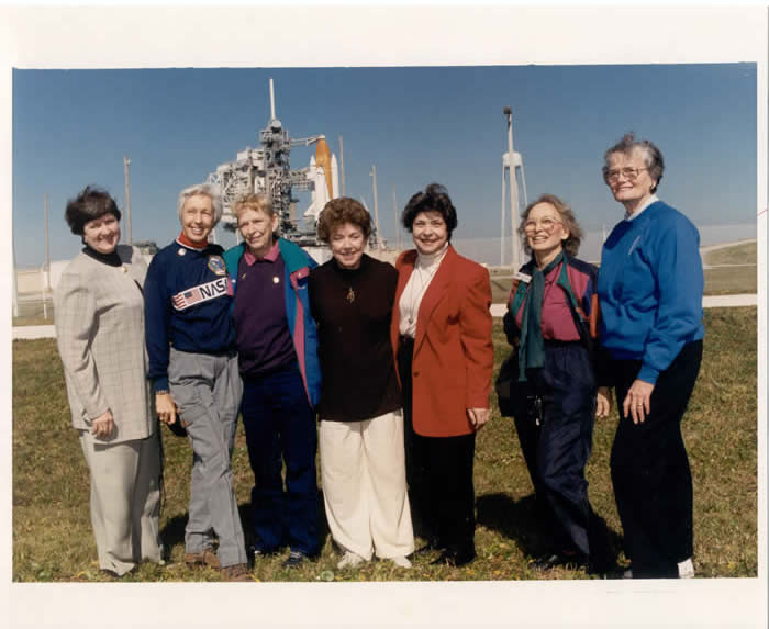 Mercury 13 reunion - courtesy of NASA